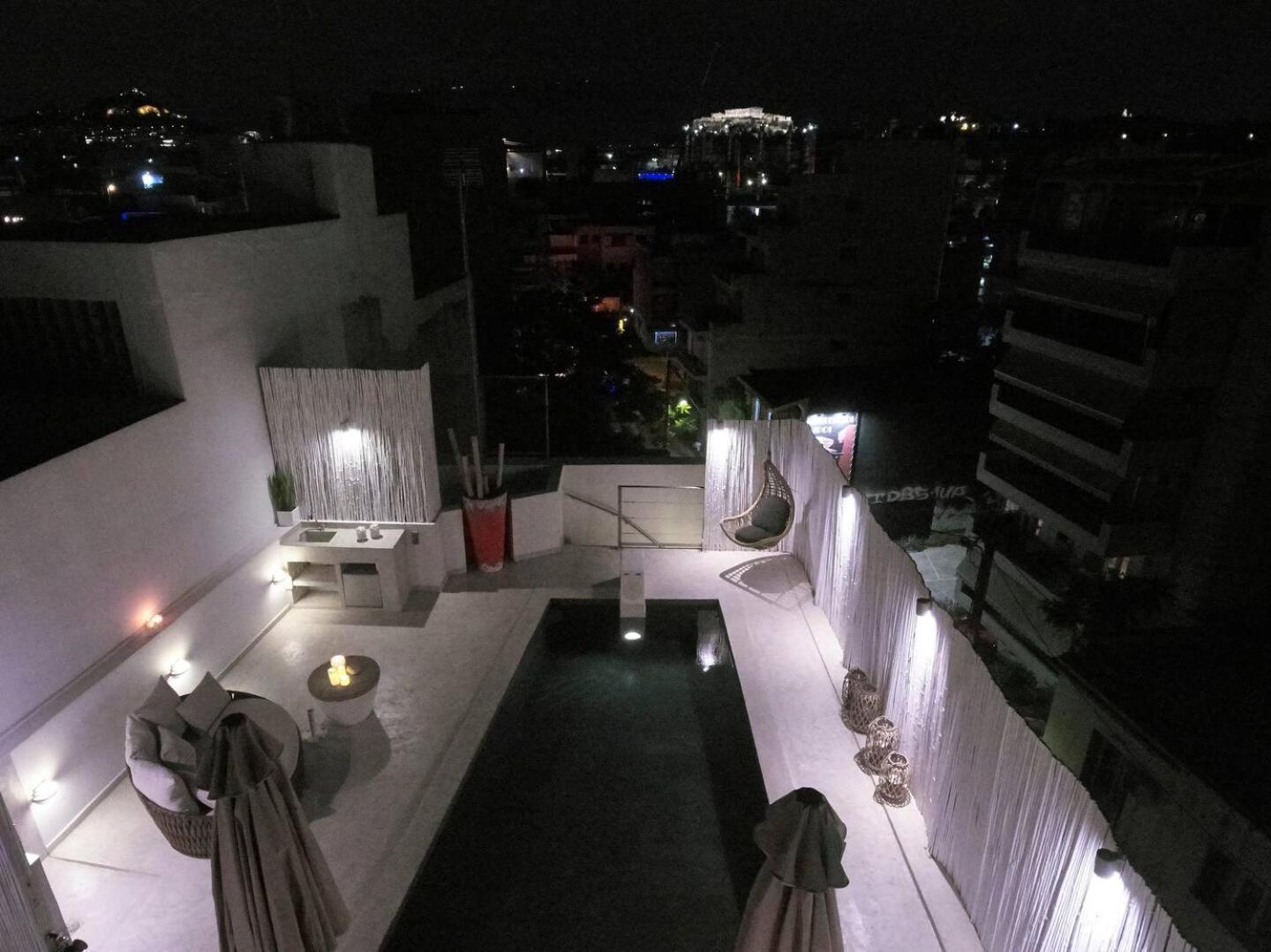 Ma Maison No5 Penthouse Loft, Private Heated Pool, Acropolis View, Ultra High Speed Internet 300 Mbps, Short Walk To Acropolis, Parking Upon Request, 1' From Metro Atény Exteriér fotografie